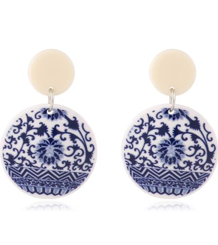 Blue & white earrings, grandmillennial jewelry, chinoiserie jewelry, Mother’s Day gift 

#LTKGiftGuide #LTKunder50 #LTKunder100