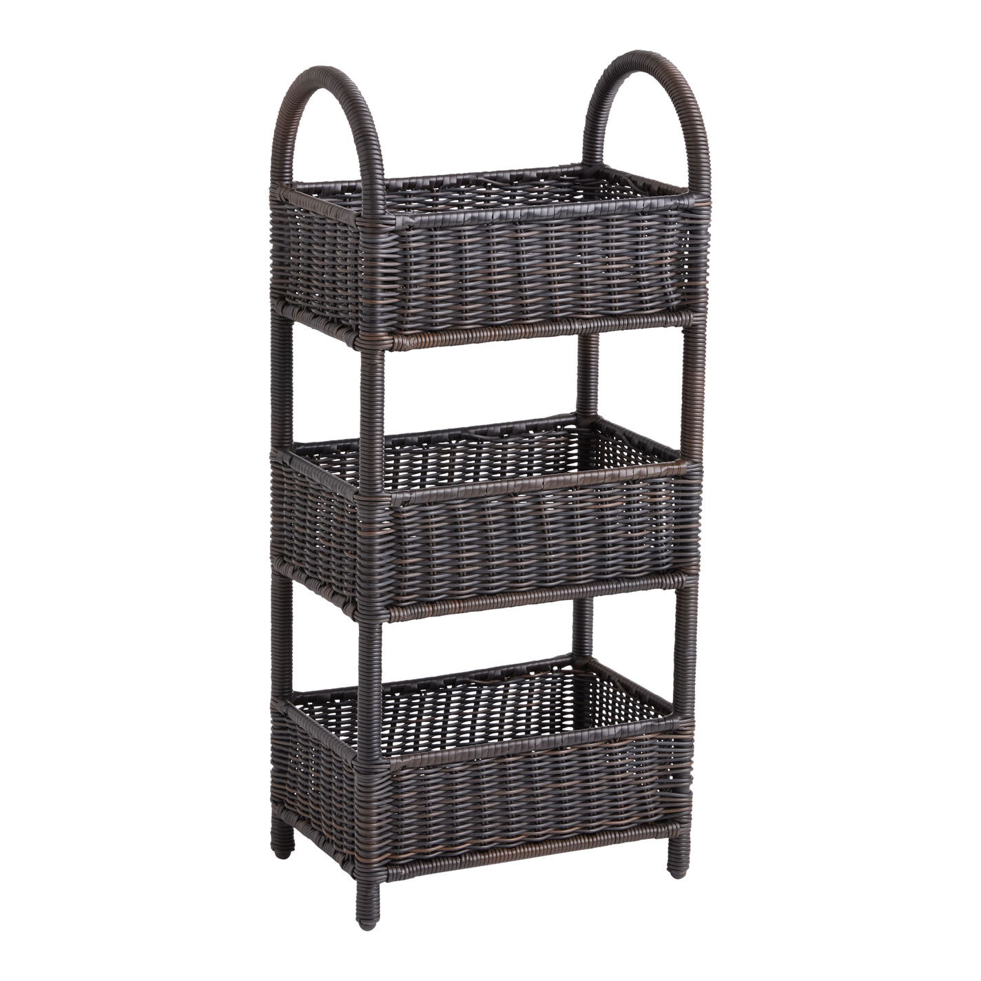 Leya All Weather Wicker Indoor Outdoor Storage Tower | World Market