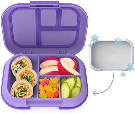 Bentgo Kids Chill Lunch Box - Bento-Style Lunch Solution with 4 Compartments and Removable Ice Pa... | Amazon (US)