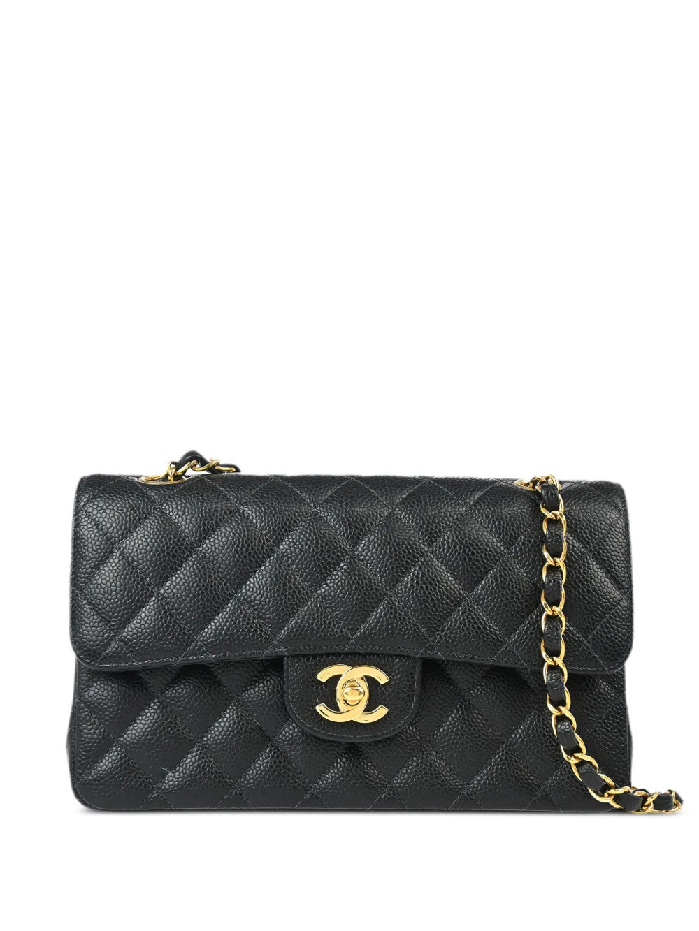 CHANEL Pre-Owned 2005 small Classic Double Flap shoulder bag - Black | Farfetch Global