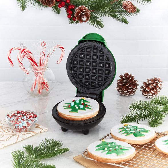 Dash Christmas Tree Mini Waffle Maker | Target