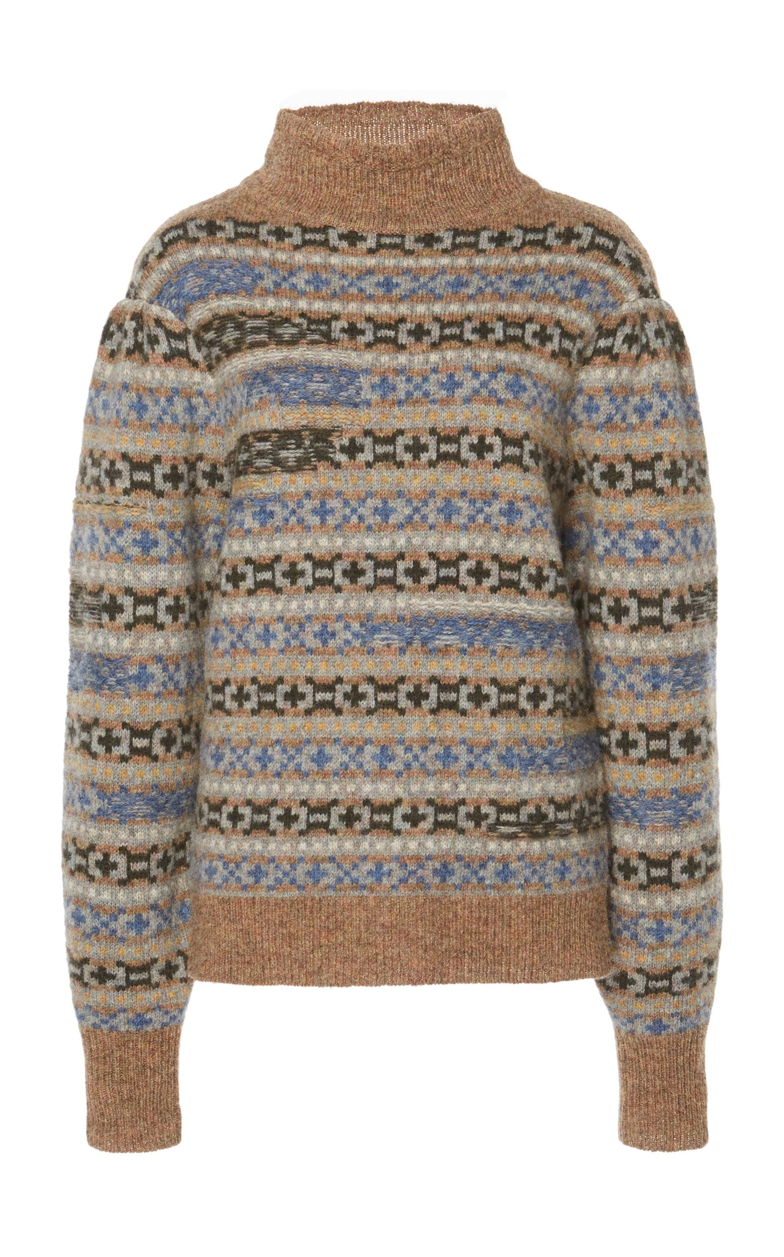 Ned Intarsia-Knit Wool Turtleneck Sweater | Moda Operandi Global