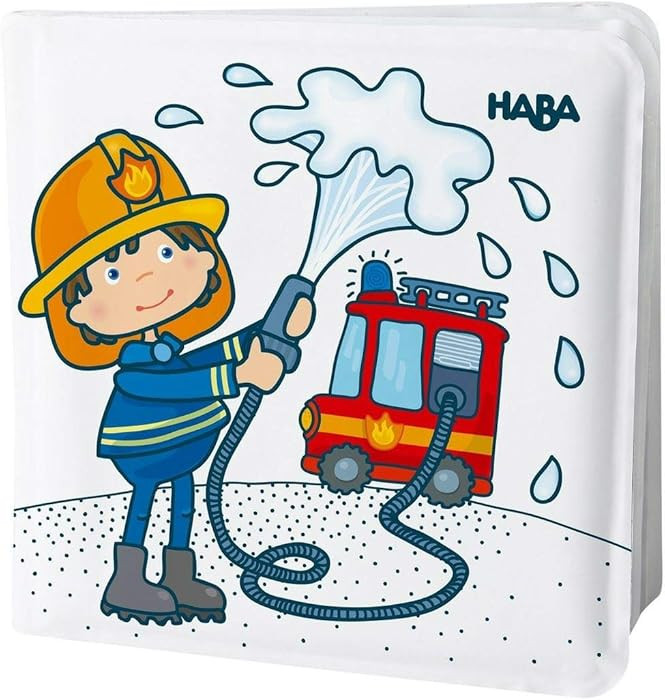 HABA Magic Color Changing Bath Book: Fire Brigade, Bath Toys for Toddlers, Water Toys for Toddler... | Amazon (US)