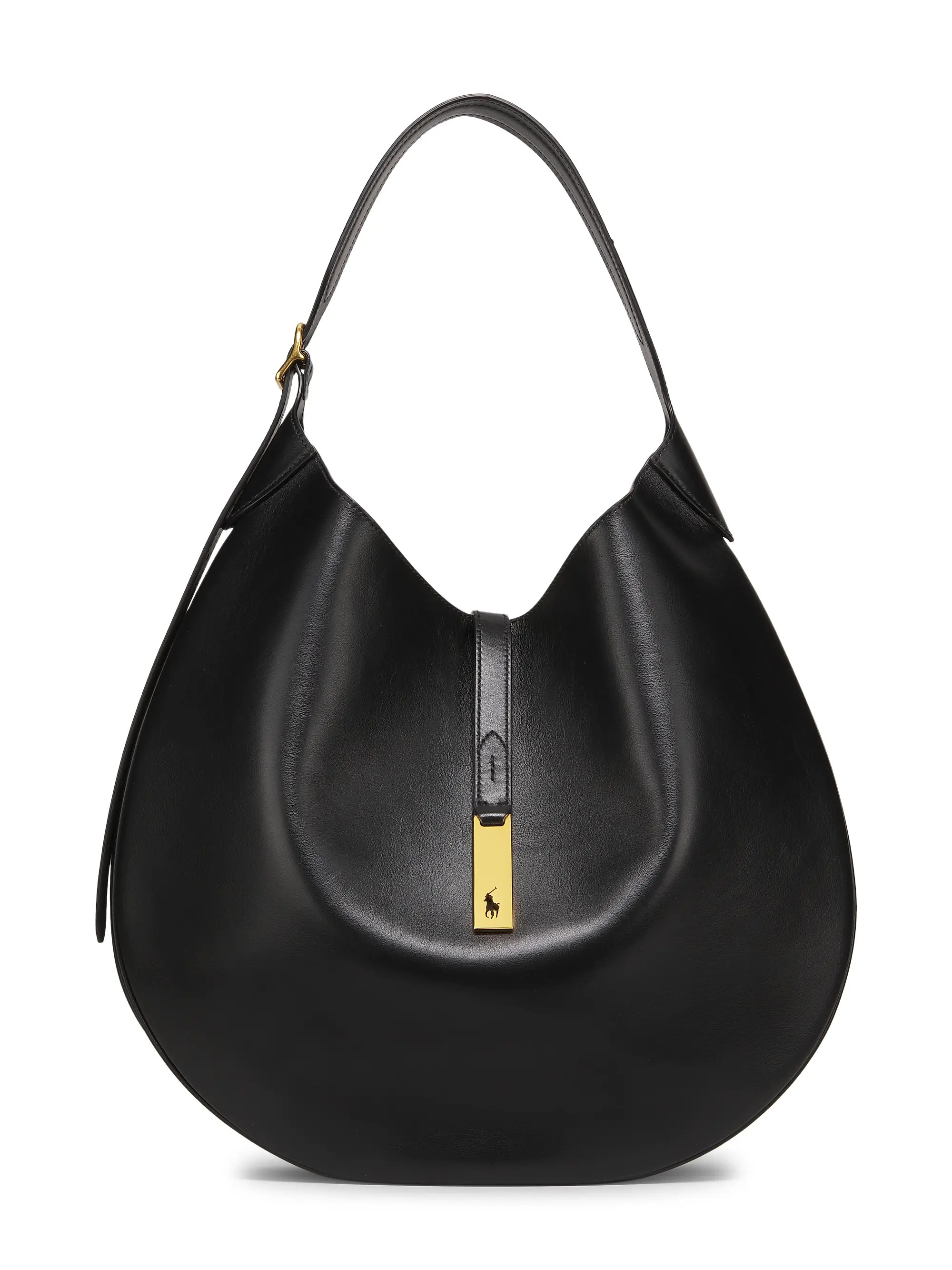 Large Polo ID Leather Shoulder Bag | Saks Fifth Avenue