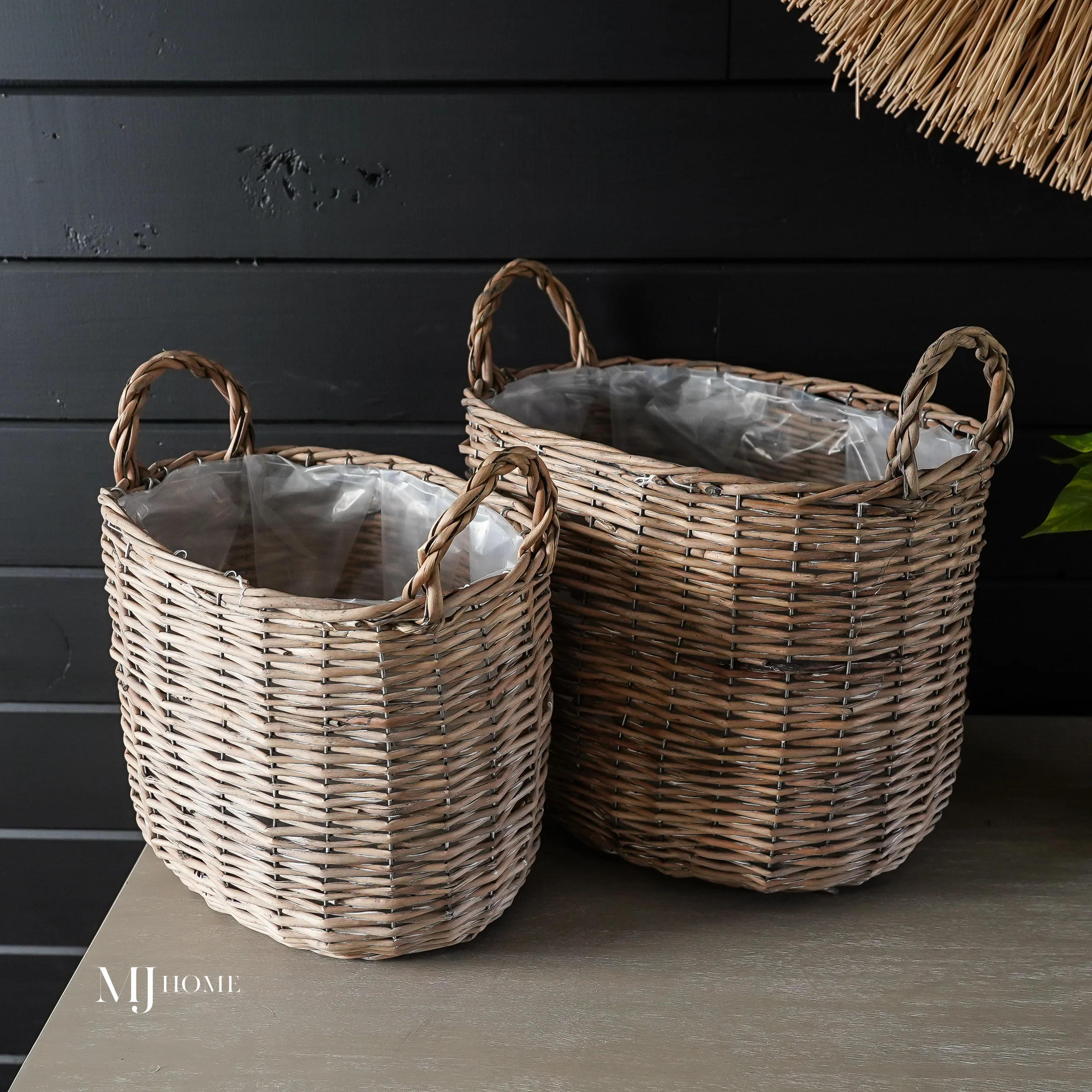 Maranda Woven Handled Baskets | MJHome