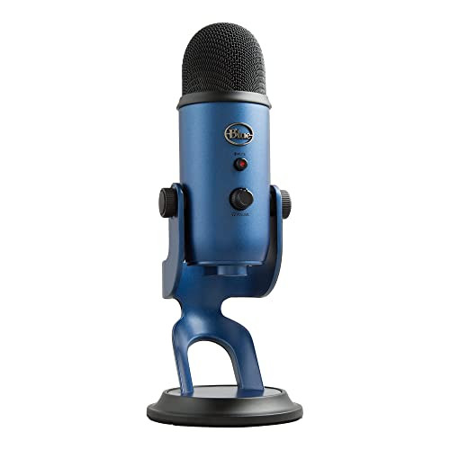 Logitech Creators Blue Yeti USB Microphone for Gaming, Streaming, Podcast, YouTube, Discord, PC, Studio Sound, Plug & Play-Midnight Blue | Amazon (US)