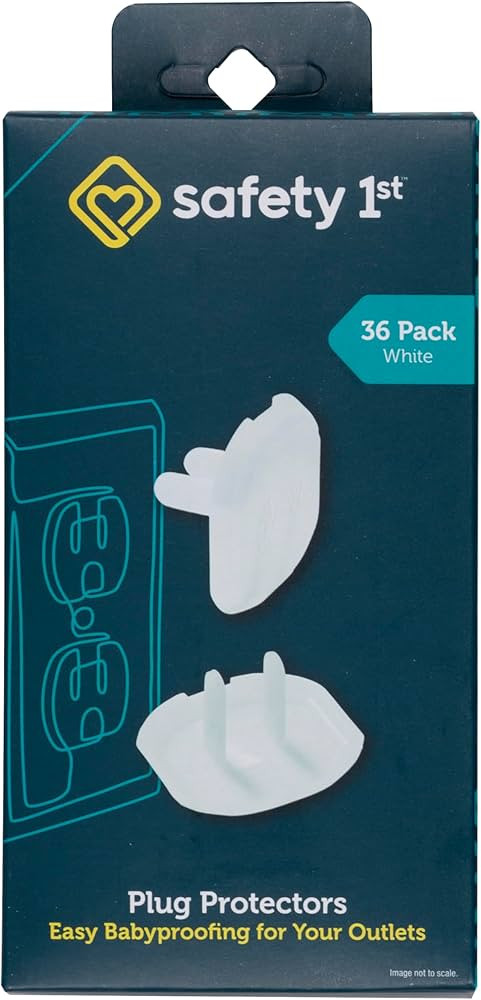 Safety 1st Electrical Outlet Baby Proof Covers, Secure Outlet Plugs, Baby Proofing, 36 Count | Amazon (US)