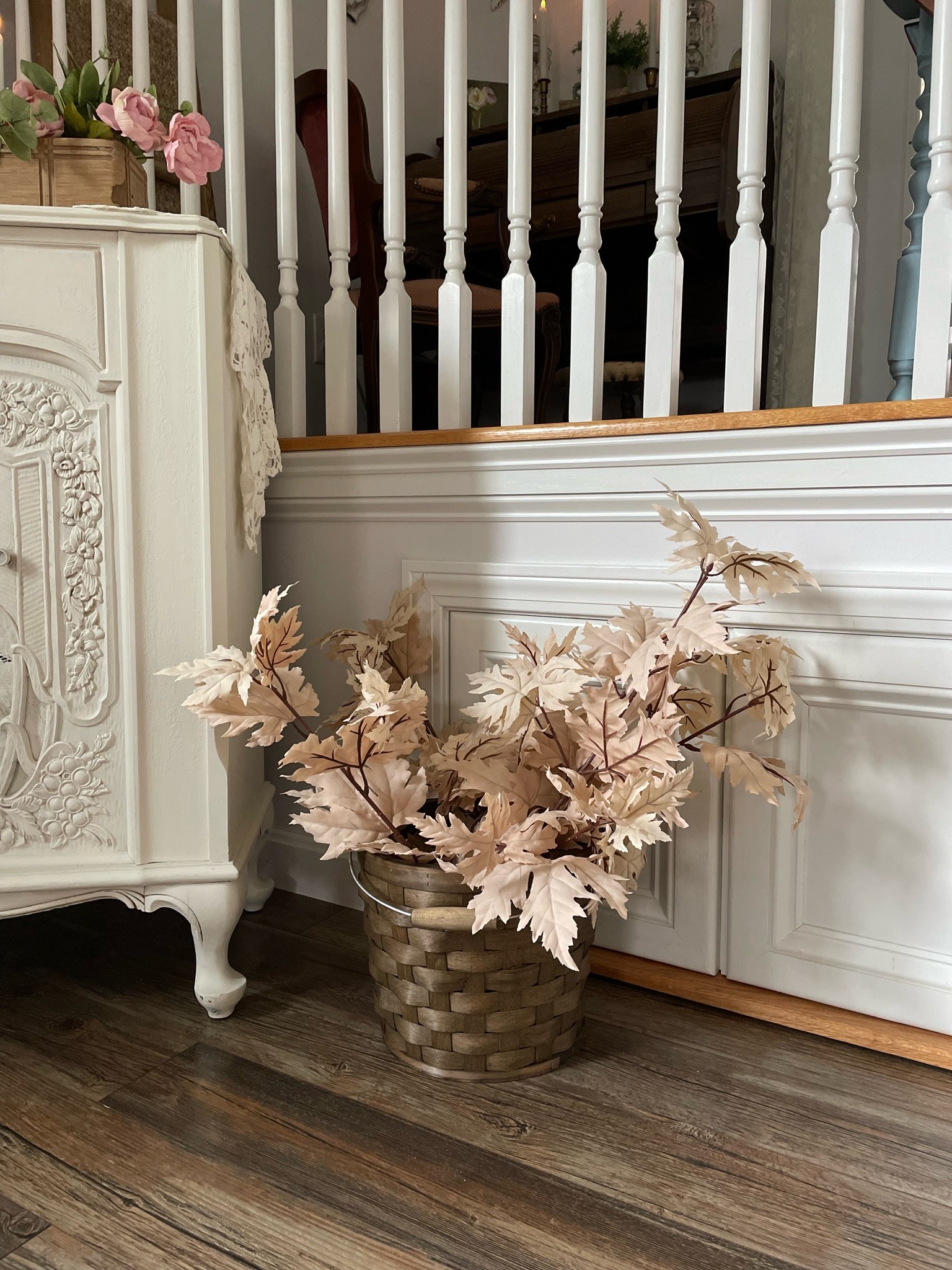 Fall maple leaves and cute harvest bucket 

#LTKhome #LTKSeasonal #LTKunder50