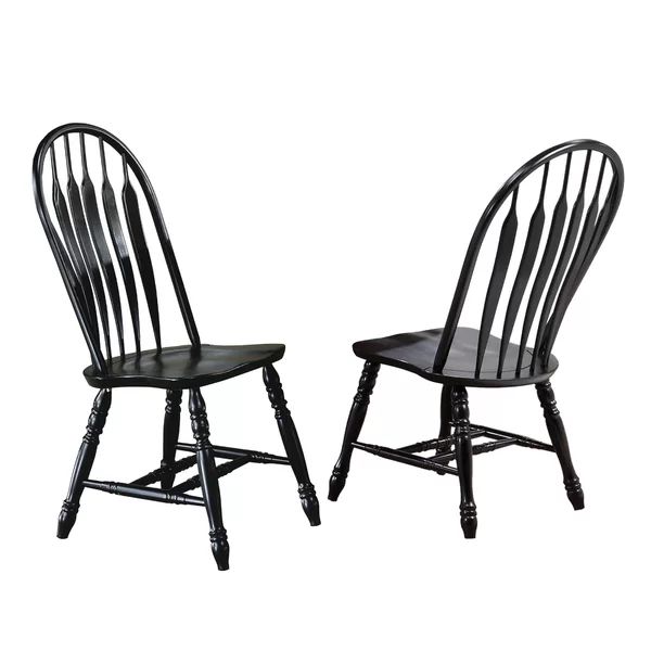 Gonzalez Windsor Back Side Chair (Set of 2) | Wayfair North America