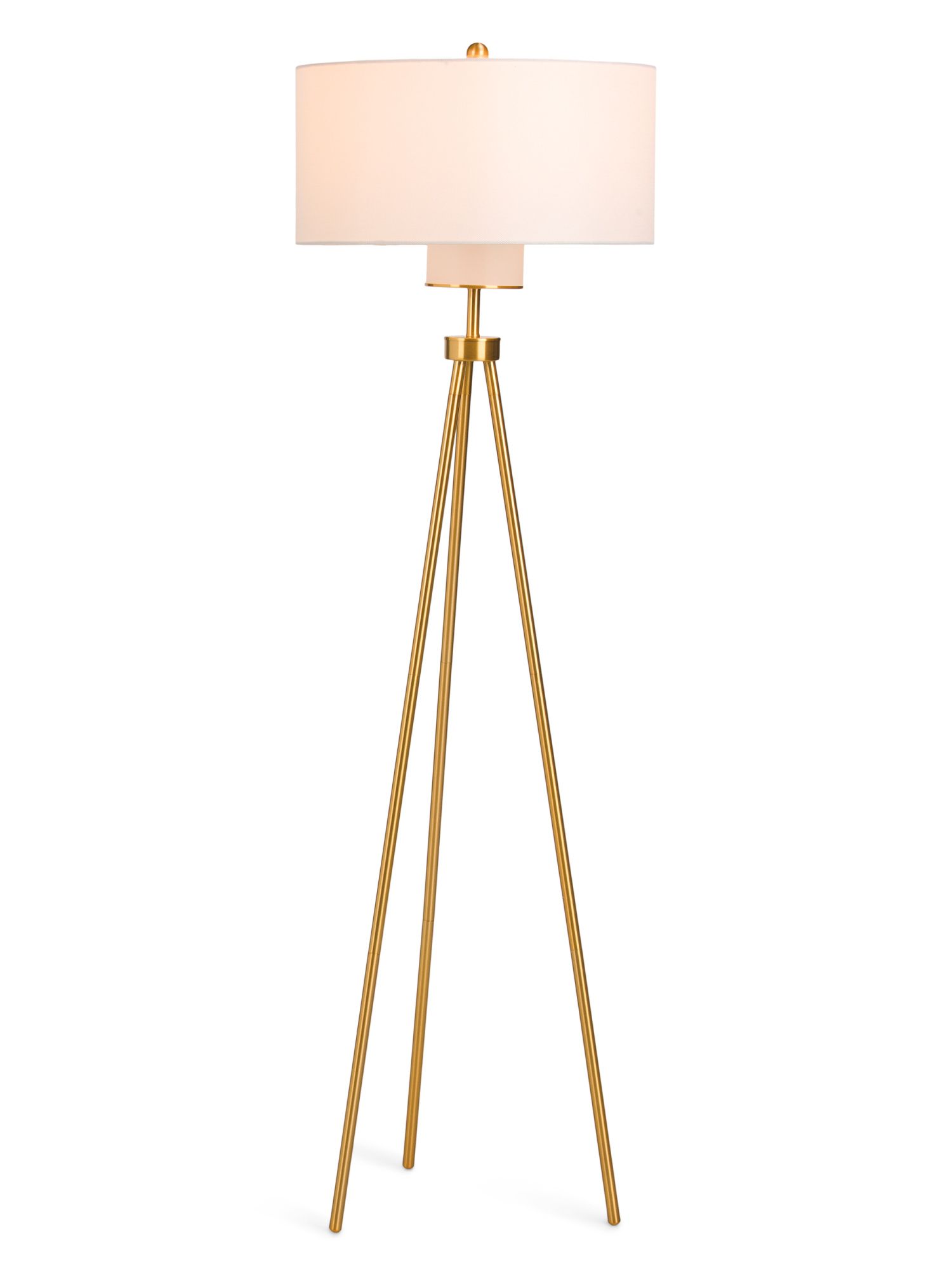 66in Enrica Metal Tripod Floor Lamp | TJ Maxx