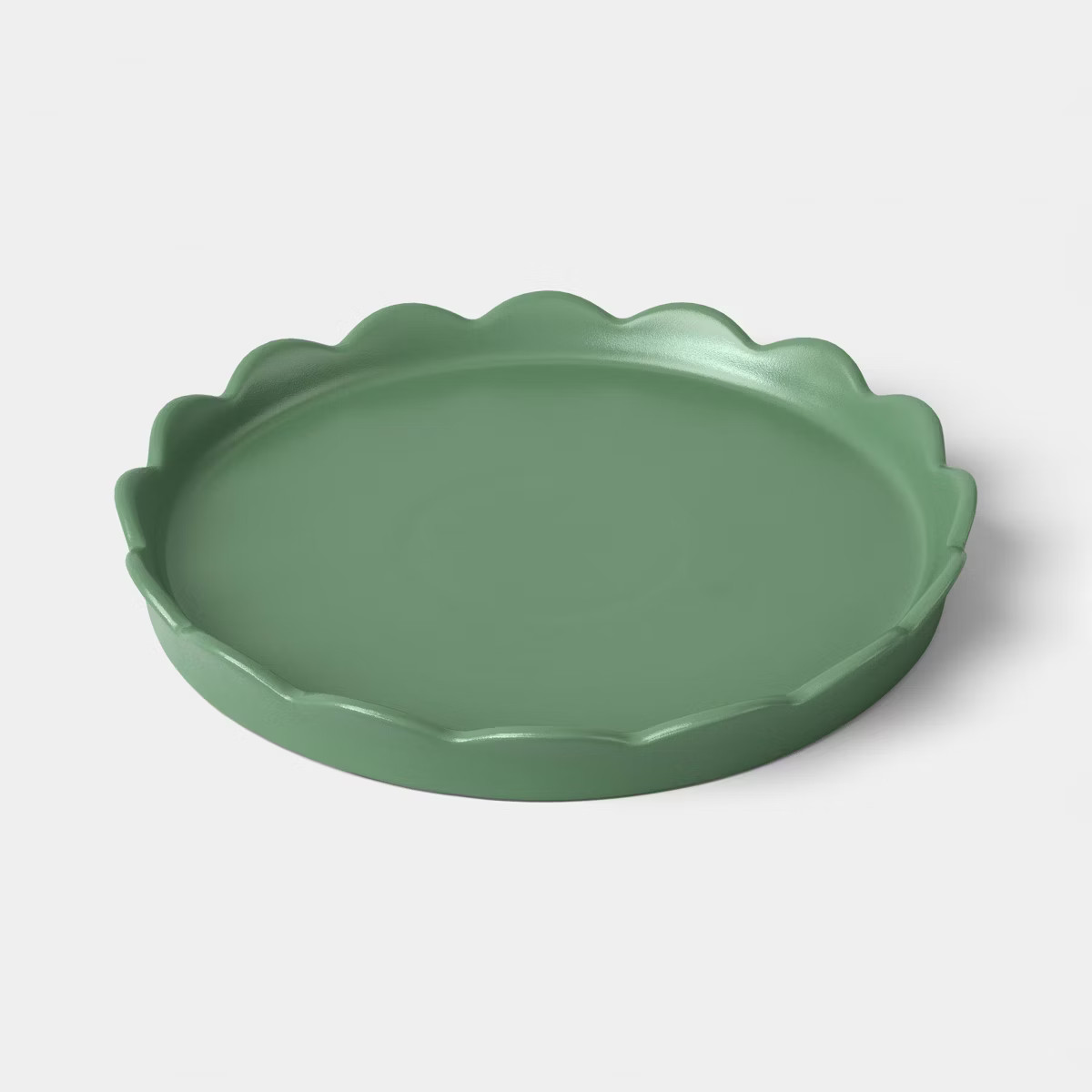Round Scalloped Ceramic Tray - Room Essentials™ | Target