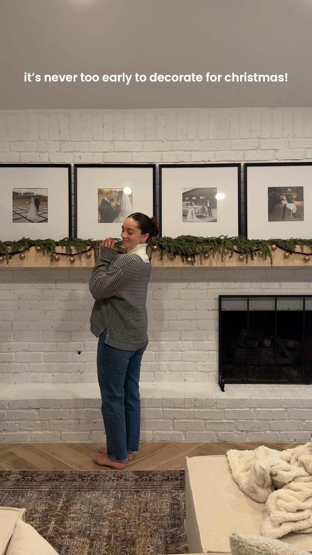 got our fireplace & mantle all decorated for christmas and I’m loving it!! I hated spending money on this last week but now I’m so happy I did 🎄 the green garland is the viral cedar garland from hobby lobby!

Christmas decor, holiday decor, living room decor

#LTKFindsUnder100 #LTKHoliday #LTKSeasonal