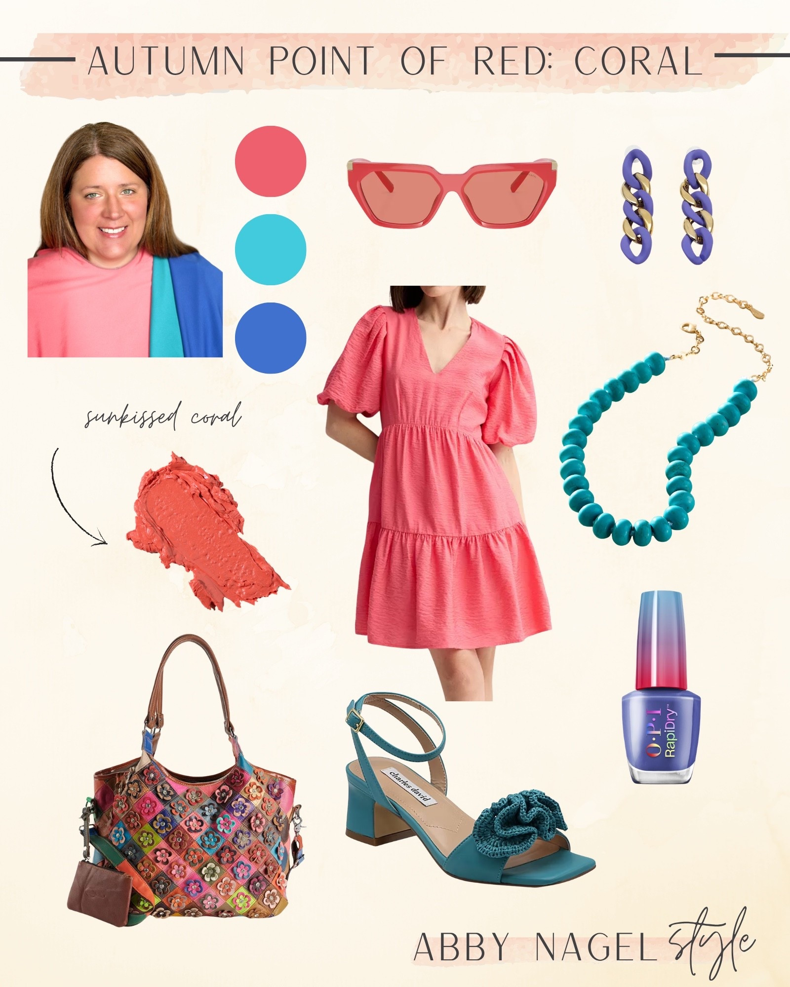 What to wear with the House of Colour Sunkissed Coral Butter Balm!