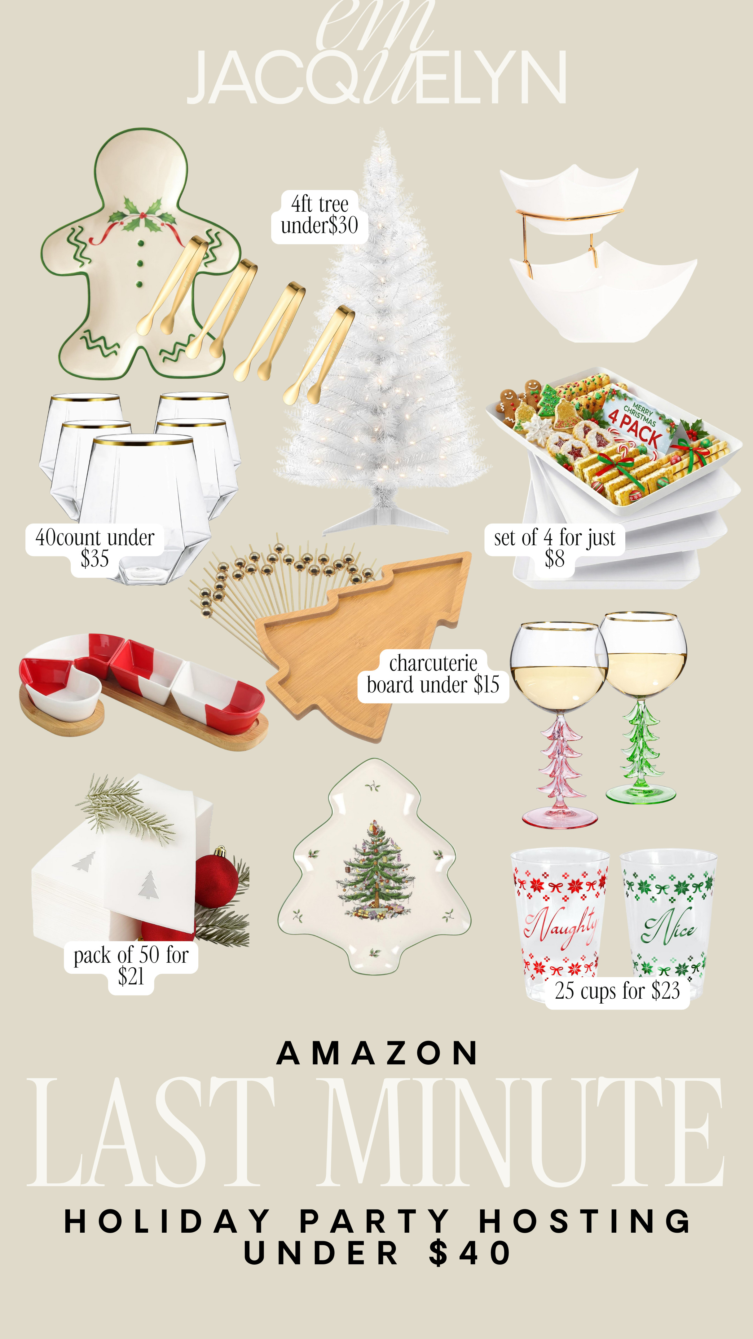Amazon last minute holiday party hosting under $40!

amazon finds, amazon hosting, amazon holiday style 

 #LTKHoliday #LTKSeasonal #LTKFindsUnder100