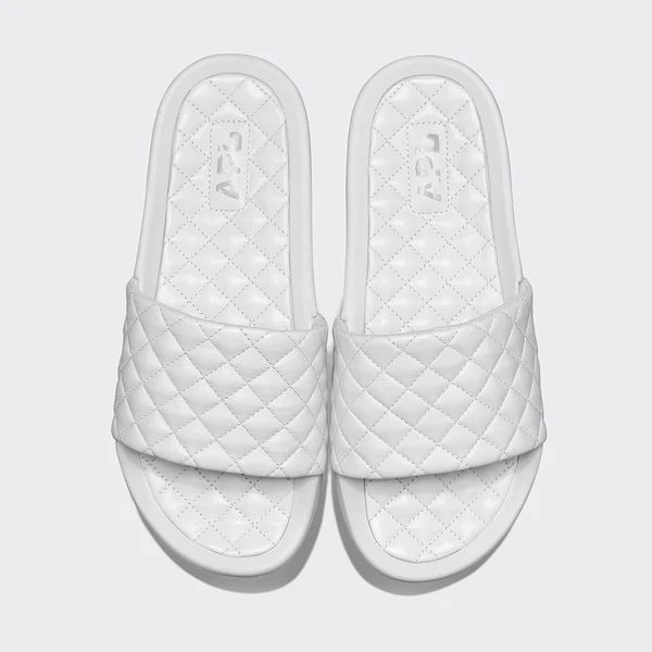 Women's Lusso Slide White | APL - Athletic Propulsion Labs