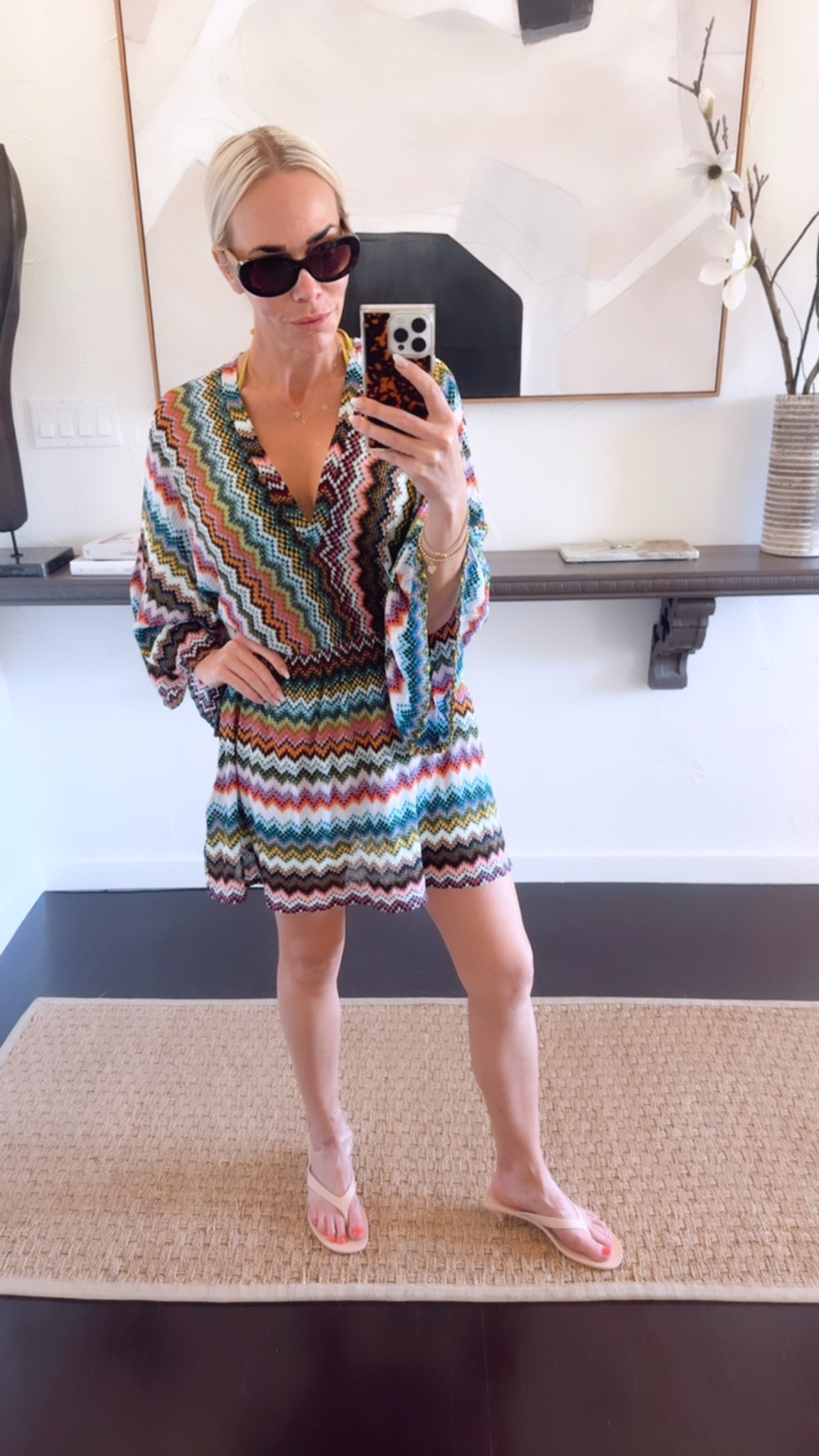 Adore this colorful cover up! Exact one sold out but linked similar. These kitten heel rubber sandals are an instant favorite! Will be wearing all summer long! 🙌

#LTKsummer #LTKtravel #LTKswimwear