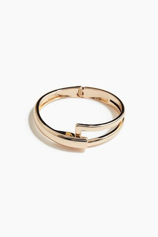 H & M - Hinged Bangle Bracelet - Gold | H&M (US + CA)