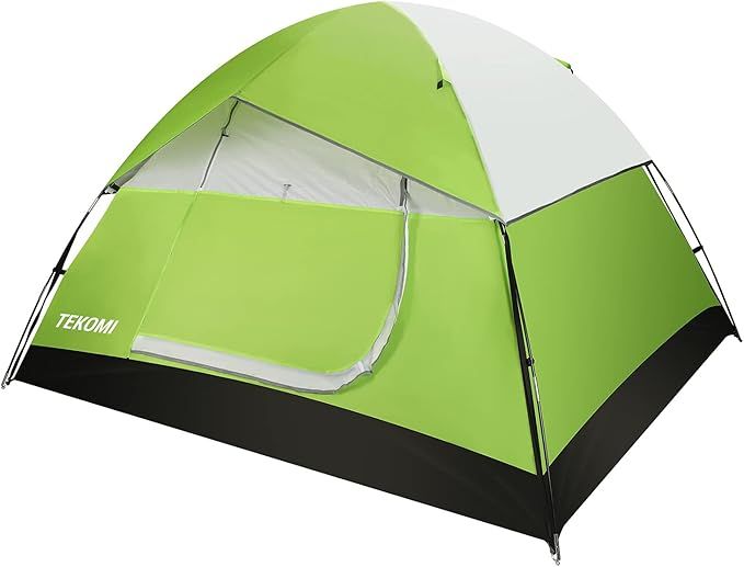 Camping Tent, TEKOMI Waterproof Family Dome Tent with Removable Rain Fly, Instant Cabin Tent for ... | Amazon (US)