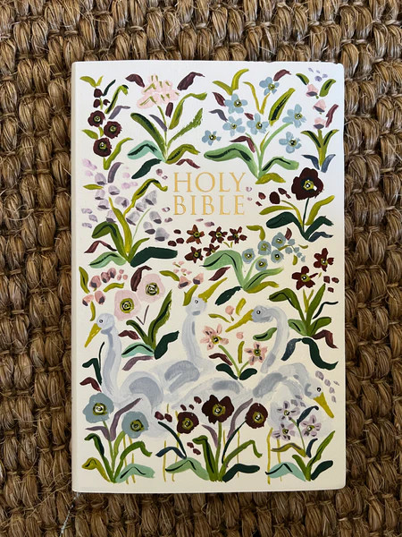 Herons in the Flowers No. 1, Original Handpainted NIV | Evelyn Henson