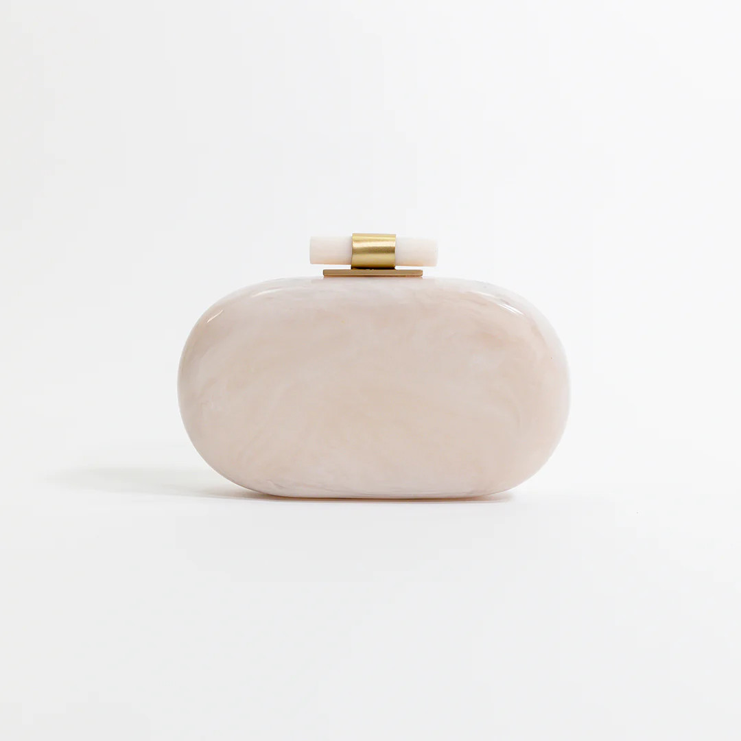 Ethereal Capsule Clutch - Pearl | Auvré Lifestyle