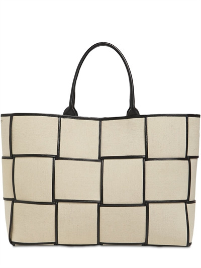 Arco linen canvas tote bag | Luisaviaroma