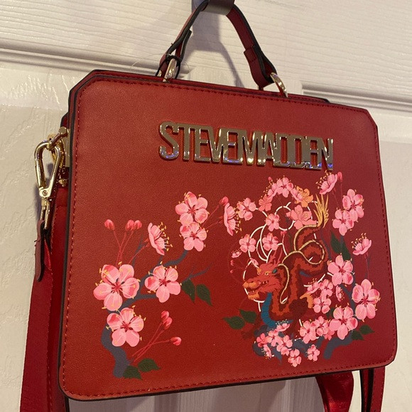 BNWT Steve Madden Bevelyn Year of the Dragon Design Satchel | Poshmark