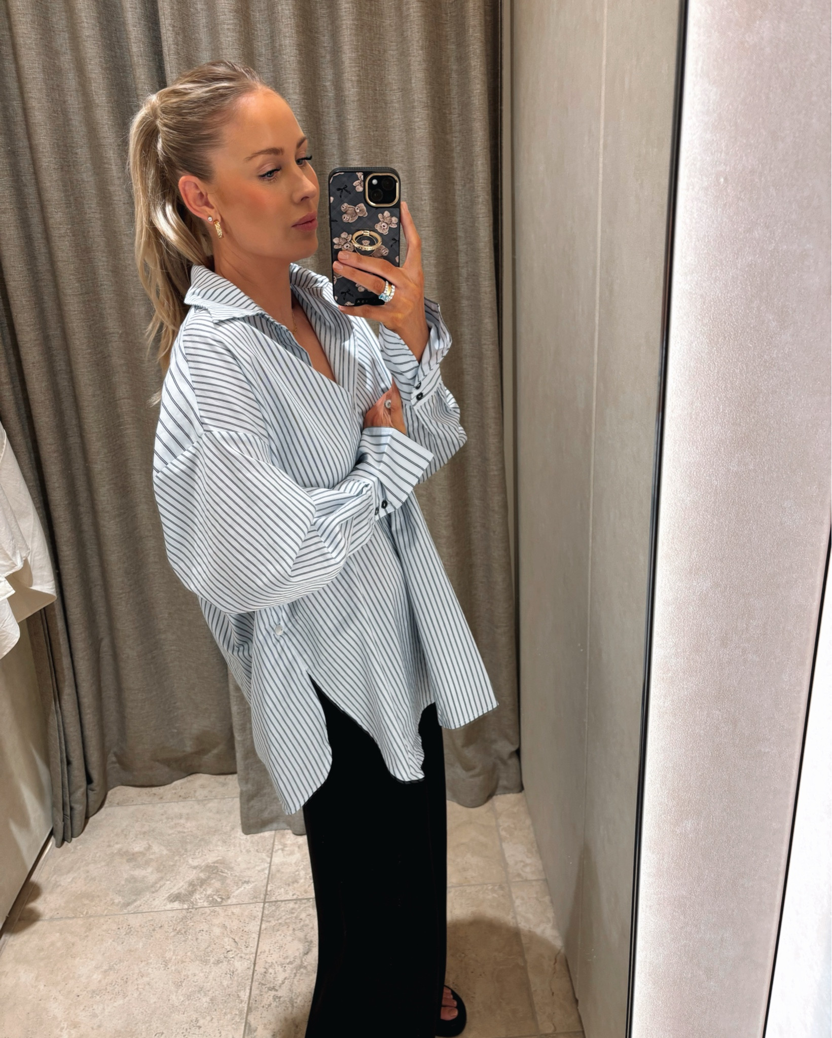 This light blue stripe shirt is a dream 🤍 And the pants? So easy to style + ridiculously comfortable. Wearing size 10 in both.
#LTKFashionMonth

#LTKaustralia #LTKspring