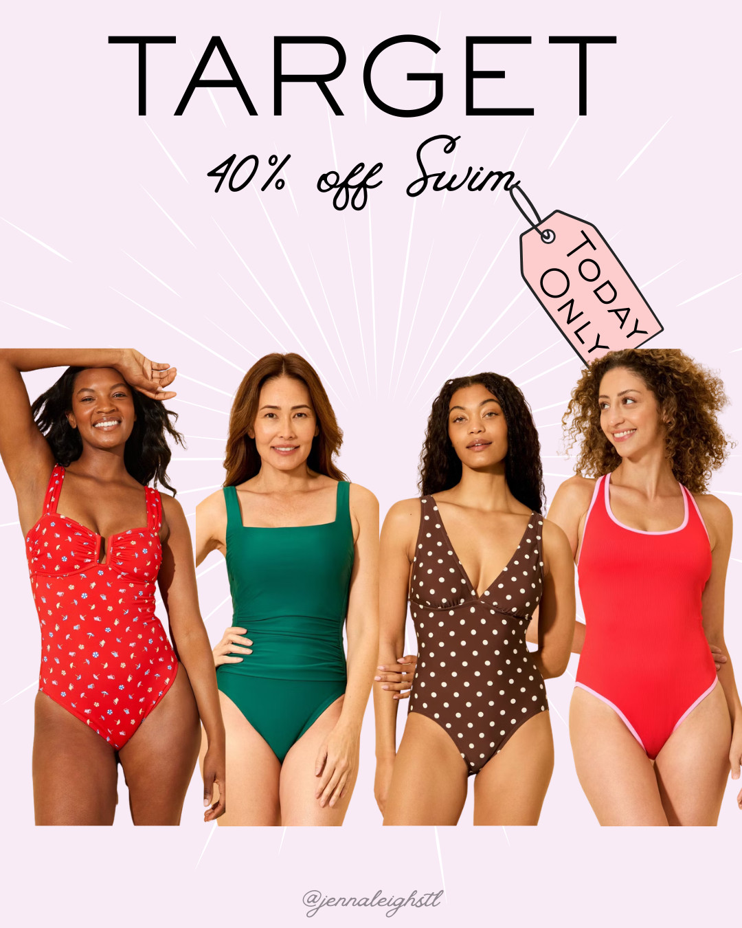 Today Only! Get 40% off swim at Target! 

 #LTKSaleAlert #LTKMidsize #LTKSwim