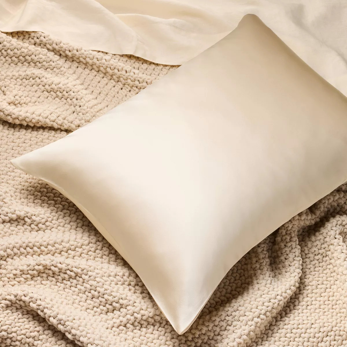 Standard Solid Silk Pillowcase - Casaluna™ | Target