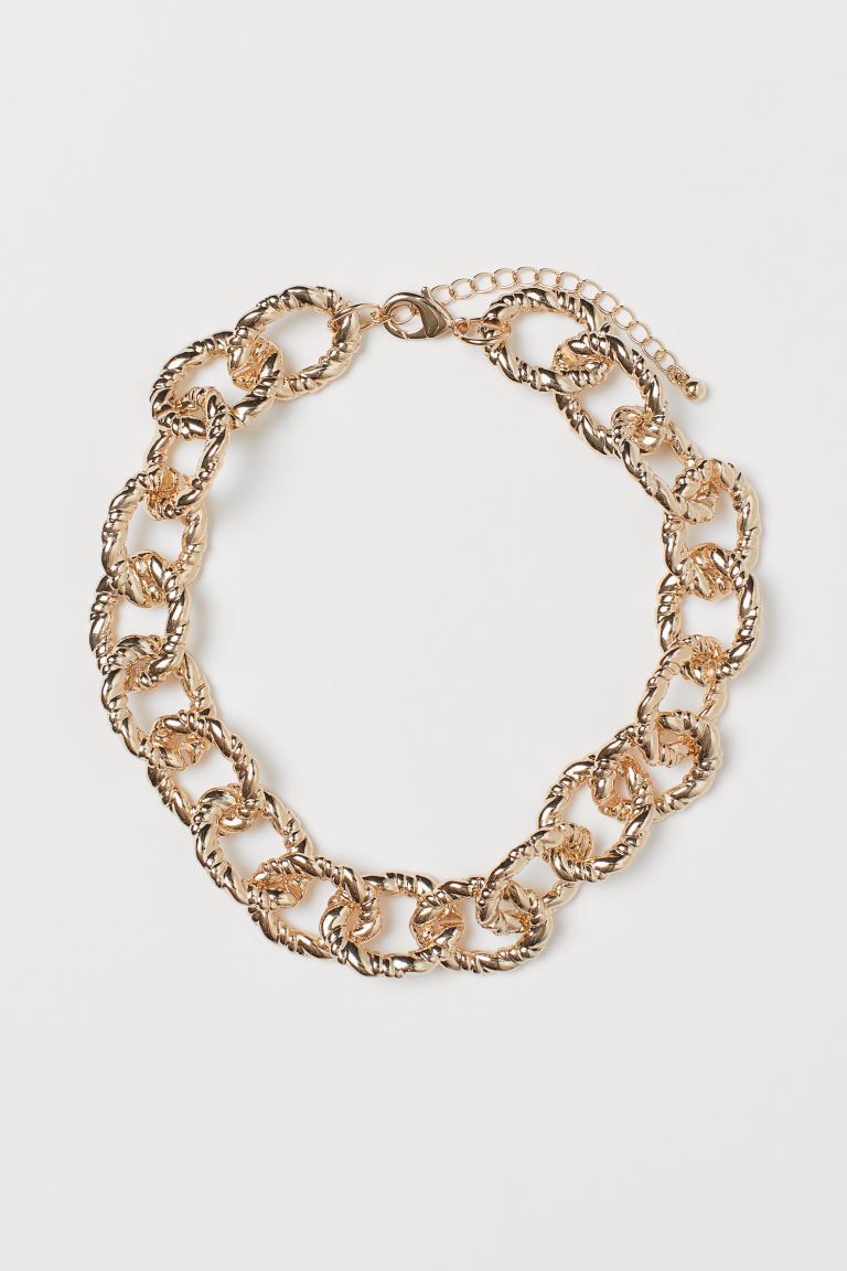 Short Necklace - Gold-colored - Ladies | H&M US | H&M (US + CA)