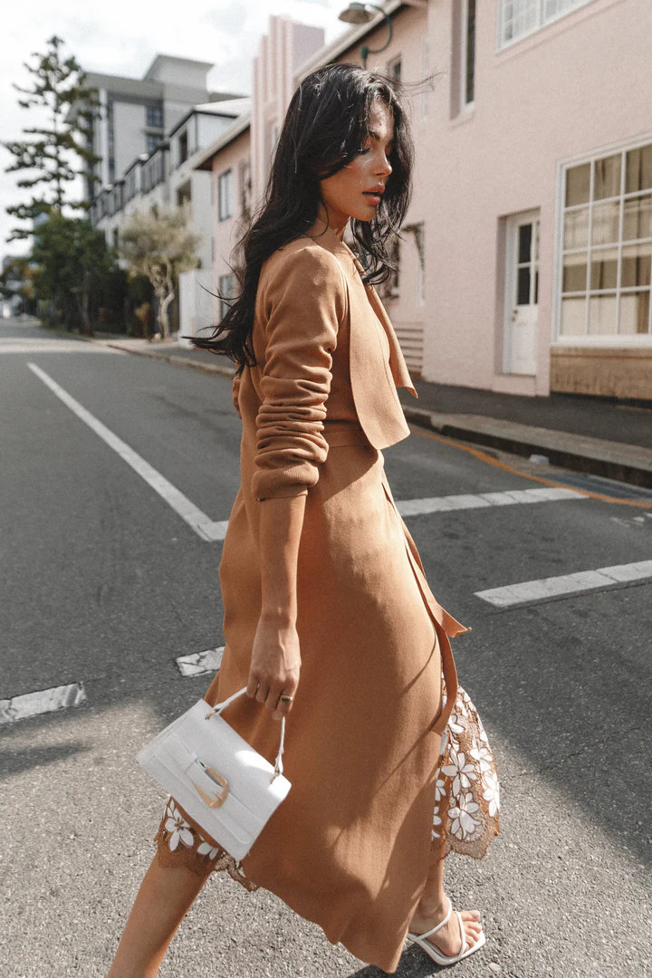 Audrina Cardigan - Camel | Petal & Pup (US)