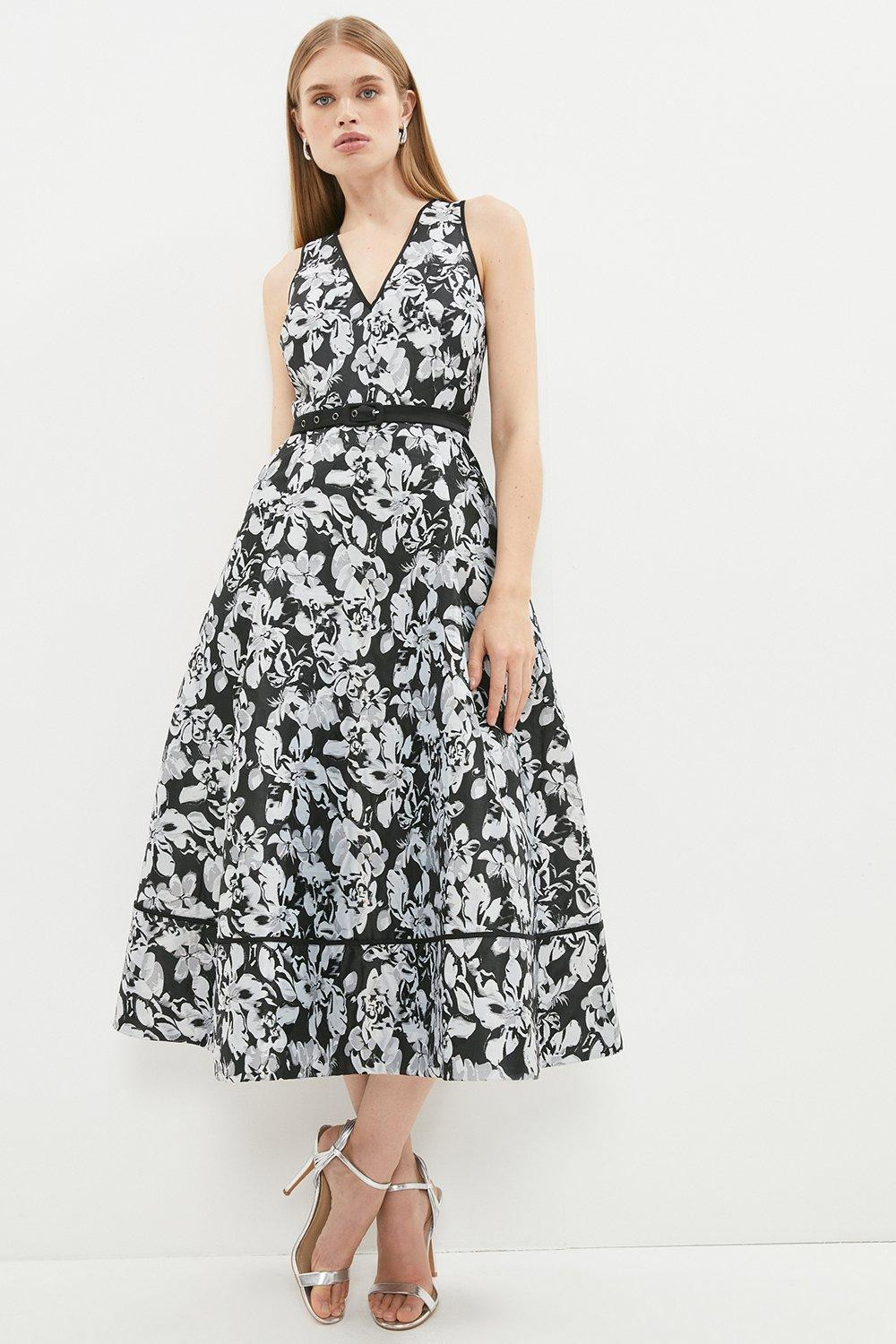 Jacquard Dress With Belt​ | Coast UK & IE