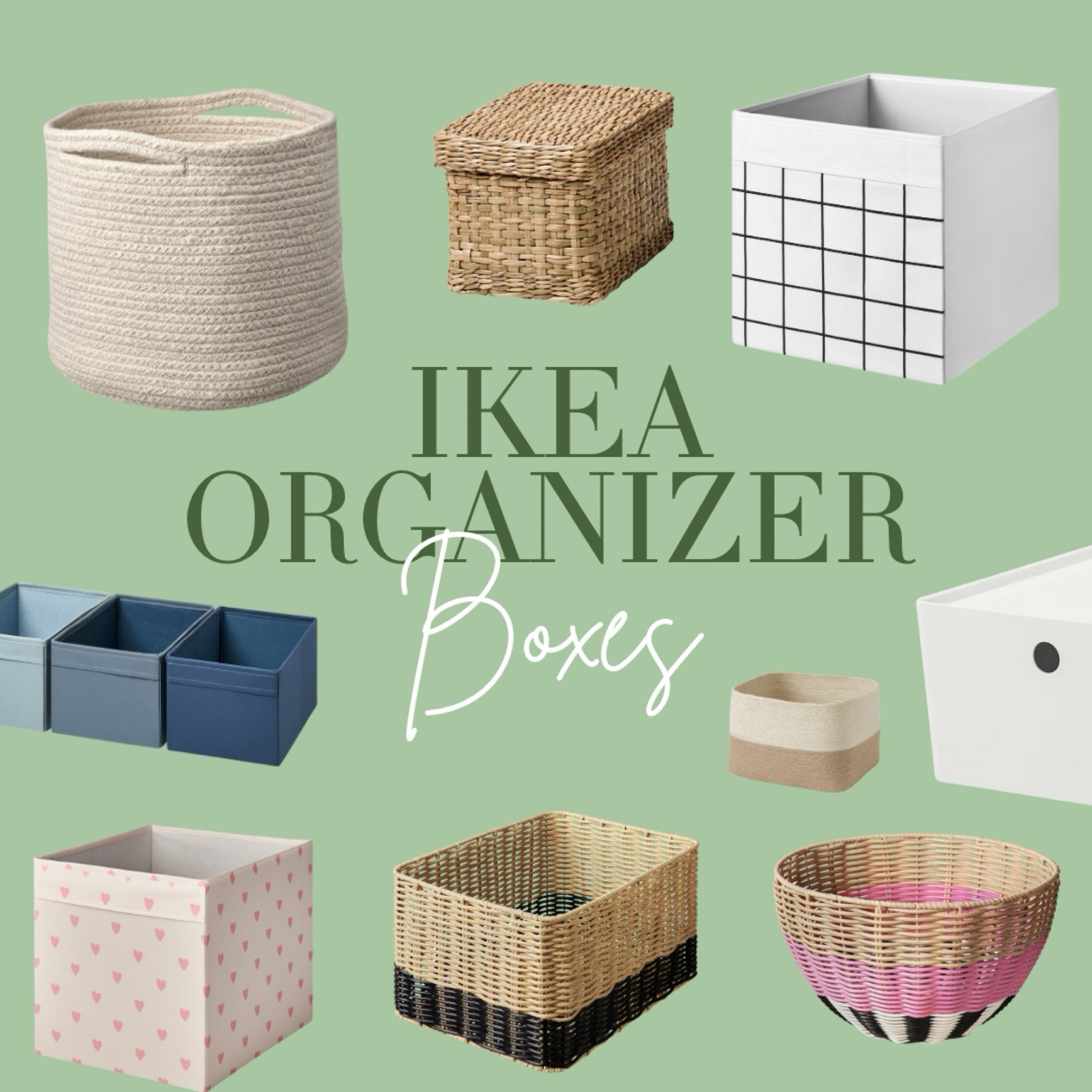 IKEA ORGANIZER BOXES 💜