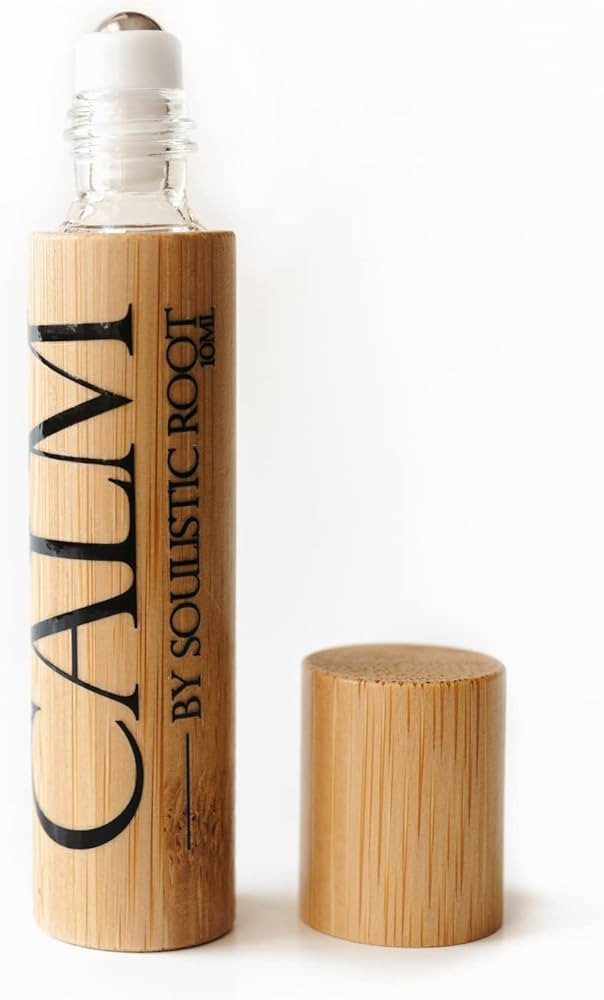 Calm Essential Oil Roller, Calm Essential Oil Roll On Blend, 10ml Glass Roller- Stress Relief, Es... | Amazon (US)