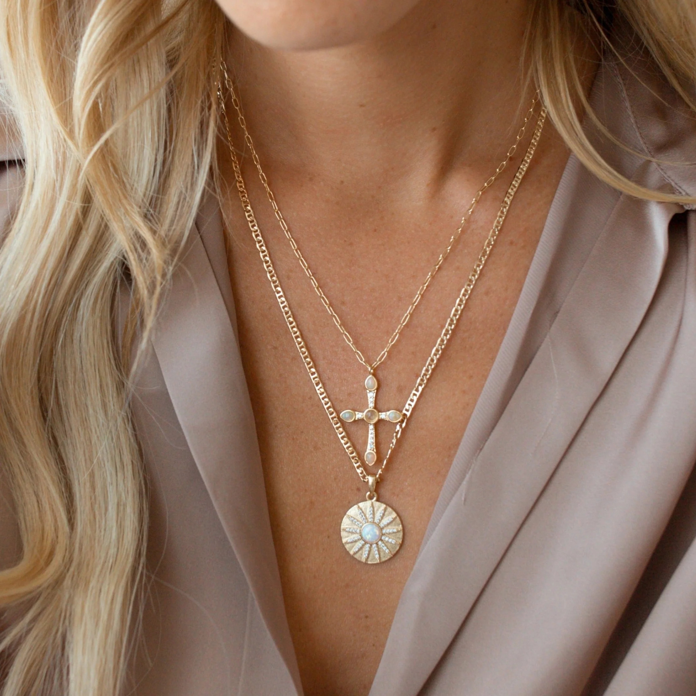 Stargazer Necklace in Opal | Joy Dravecky