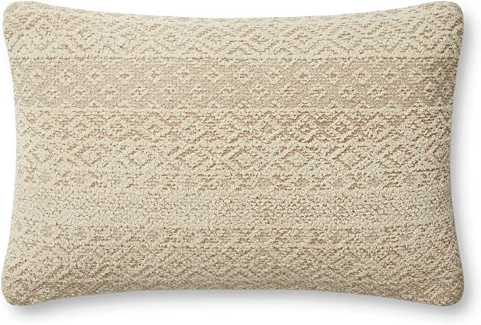 Angela Rose x Loloi Henderson Collection Sand / Ivory, 13'' x 21'' Cover Only Pillow | Amazon (US)