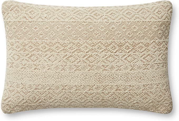 Angela Rose x Loloi Henderson Collection Sand / Ivory, 13'' x 21'' Cover Only Pillow | Amazon (US)