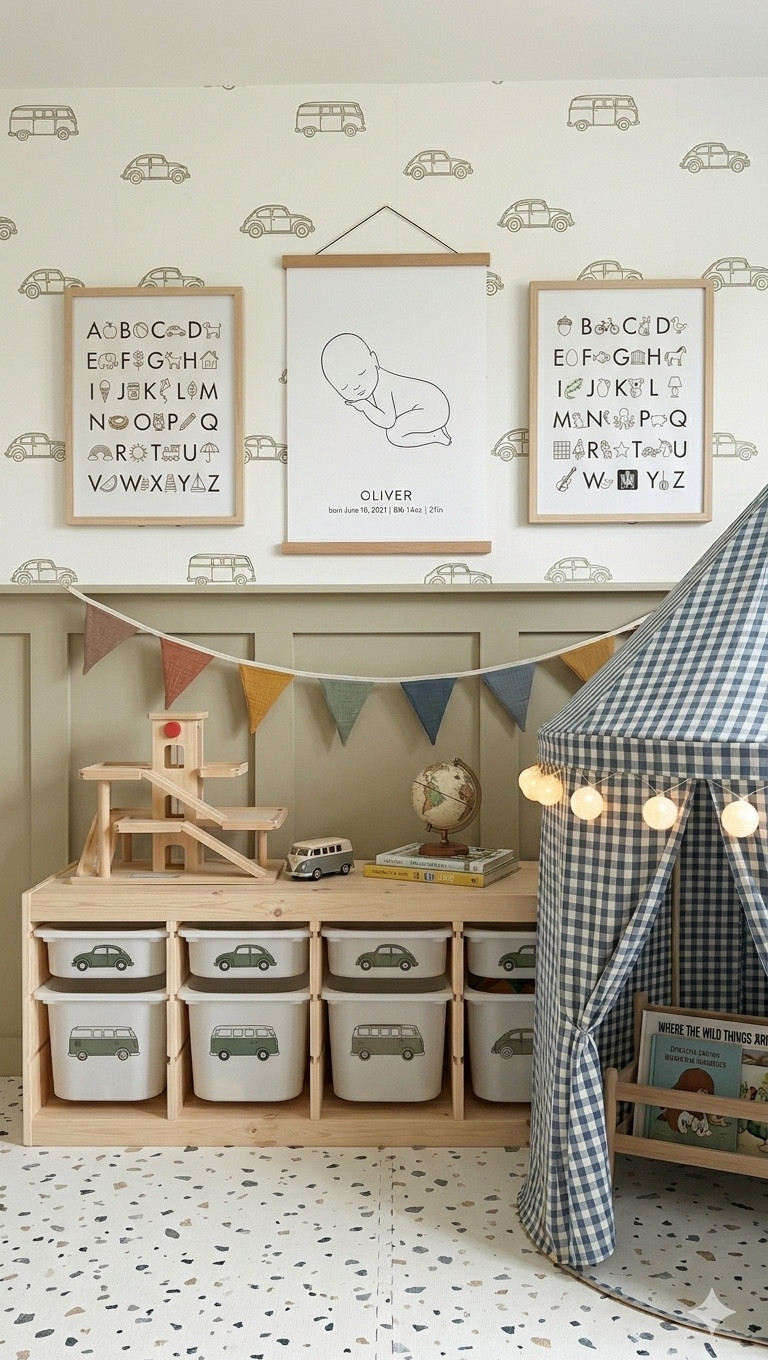 Playful space for sweet, adventurous souls ☀️ this playroom is perfect for your little road racer 🚗

#LTKHome #LTKBaby #LTKKids