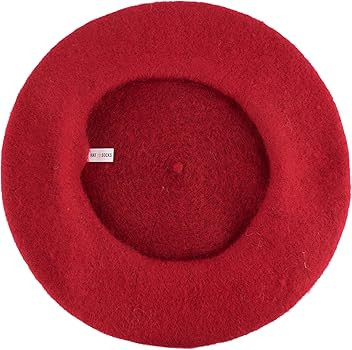 Hat To Socks Wool Blend French Beret for Men and Women in Plain Colours | Amazon (US)