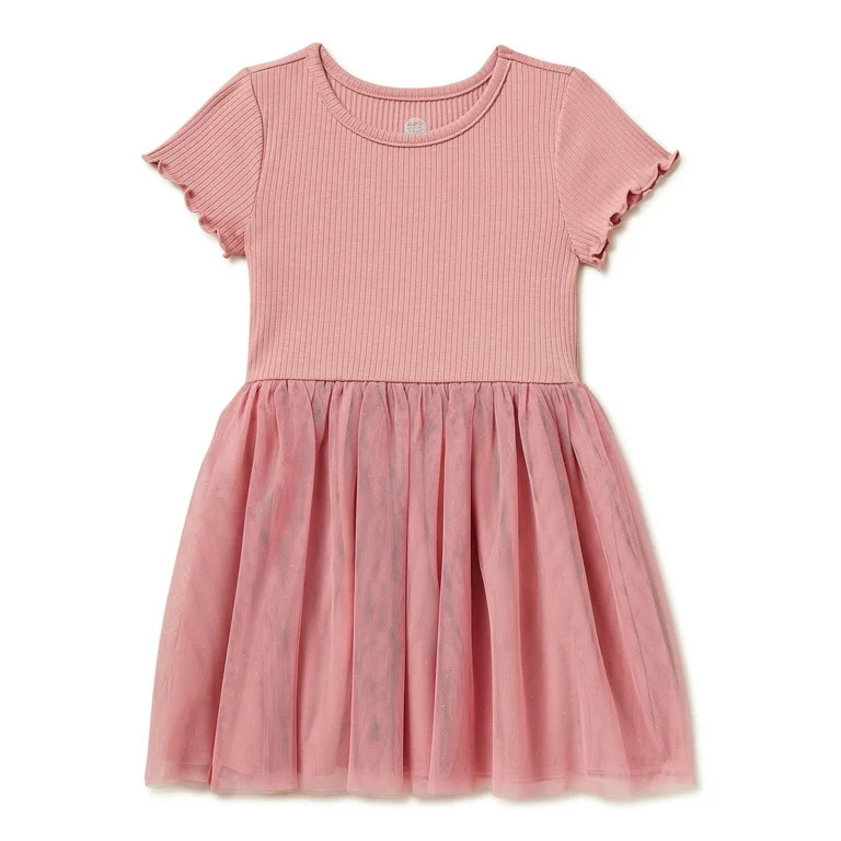 Wonder Nation Baby and Toddler Girls Tutu Dress, Sizes 12M-5T | Walmart (US)