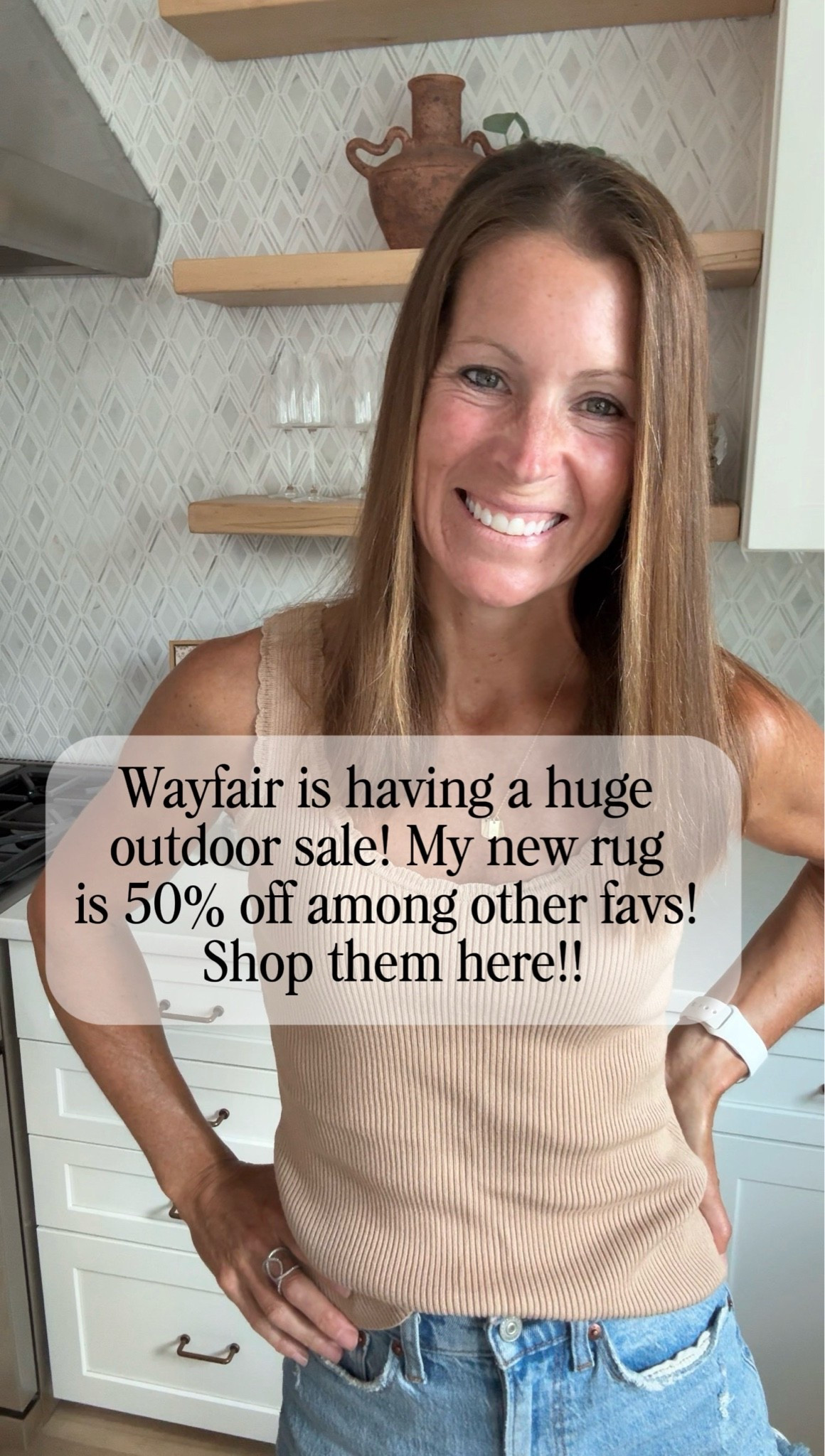 #Ad The Wayfair Outdoor Sale is here! ☀️ If you’re looking to refresh your patio, porch, deck, pool area, or backyard for summer, I’ve rounded up all of my favorite outdoor furniture, patio decor, outdoor rugs, lighting, planters, and entertaining essentials in one place. Shop my curated picks and create a beautiful outdoor space for less while the sale lasts!

@wayfair #WishYouWereHere #Outdoor #Wayfair #WayfairPartner