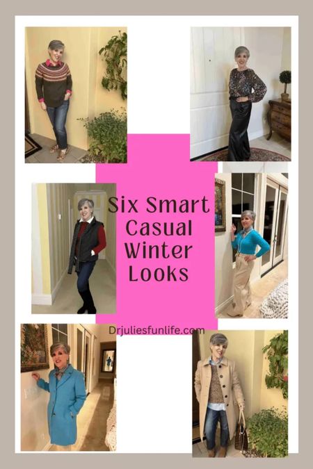 Are you sick of your winter 🥶 clothes, but it is still cold by you?  Then you need this post!  Here are 6 cute, smart, casual winter outfits for you to copy!
#winteroutfits, ##winterfashion #winterstyles #styleblogger #styleblogger #ltkshoecrush #grwm #styleagram #getreadywithme 

#winterfashion #winterstyles #styleblogger #styleblogger #styletips #grwm #styleagram #getreadywithme #valentinesoutfit #talbotsofficial #jjillstyle #nordstrom #macysstylecrew #jcrewfactory 
#styleaddict
#outfitstyle #outfitshare
#outfitshot #stylefashion #stylebook #stylebible #styleagram

#LTKfindsunder50 #LTKMostLoved #LTKSpringSale