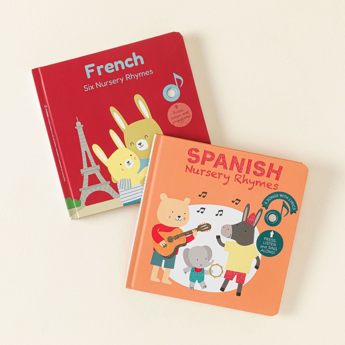 Bilingual Nursery Rhyme Musical Books | UncommonGoods