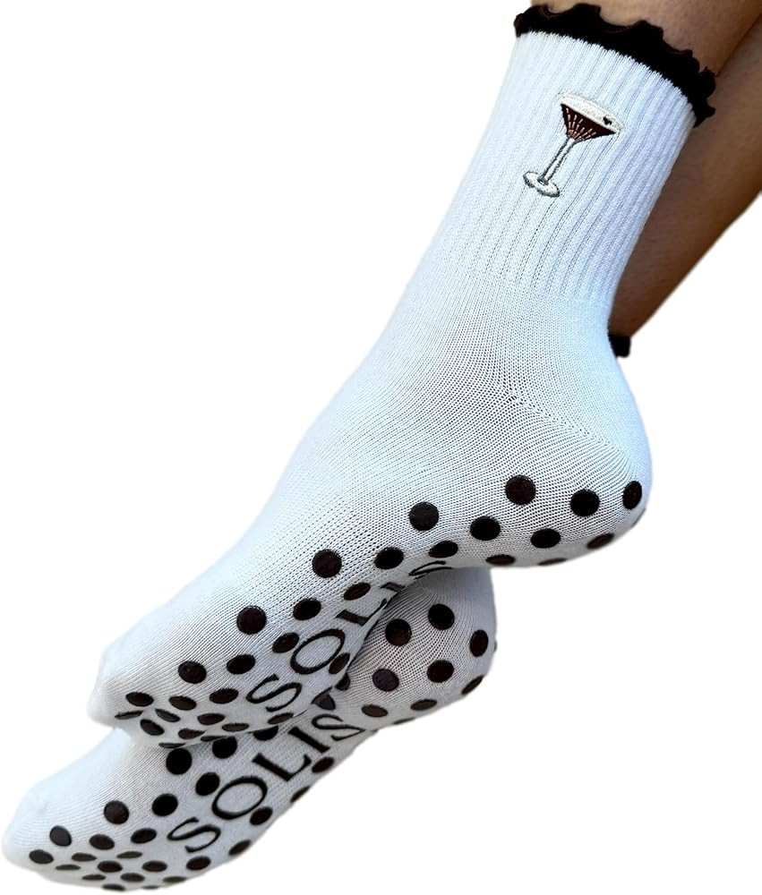 Non-Slip Cute Pilates Socks with Grips for Women | Cute Grip Socks for Yoga Womens | Amazon (US)