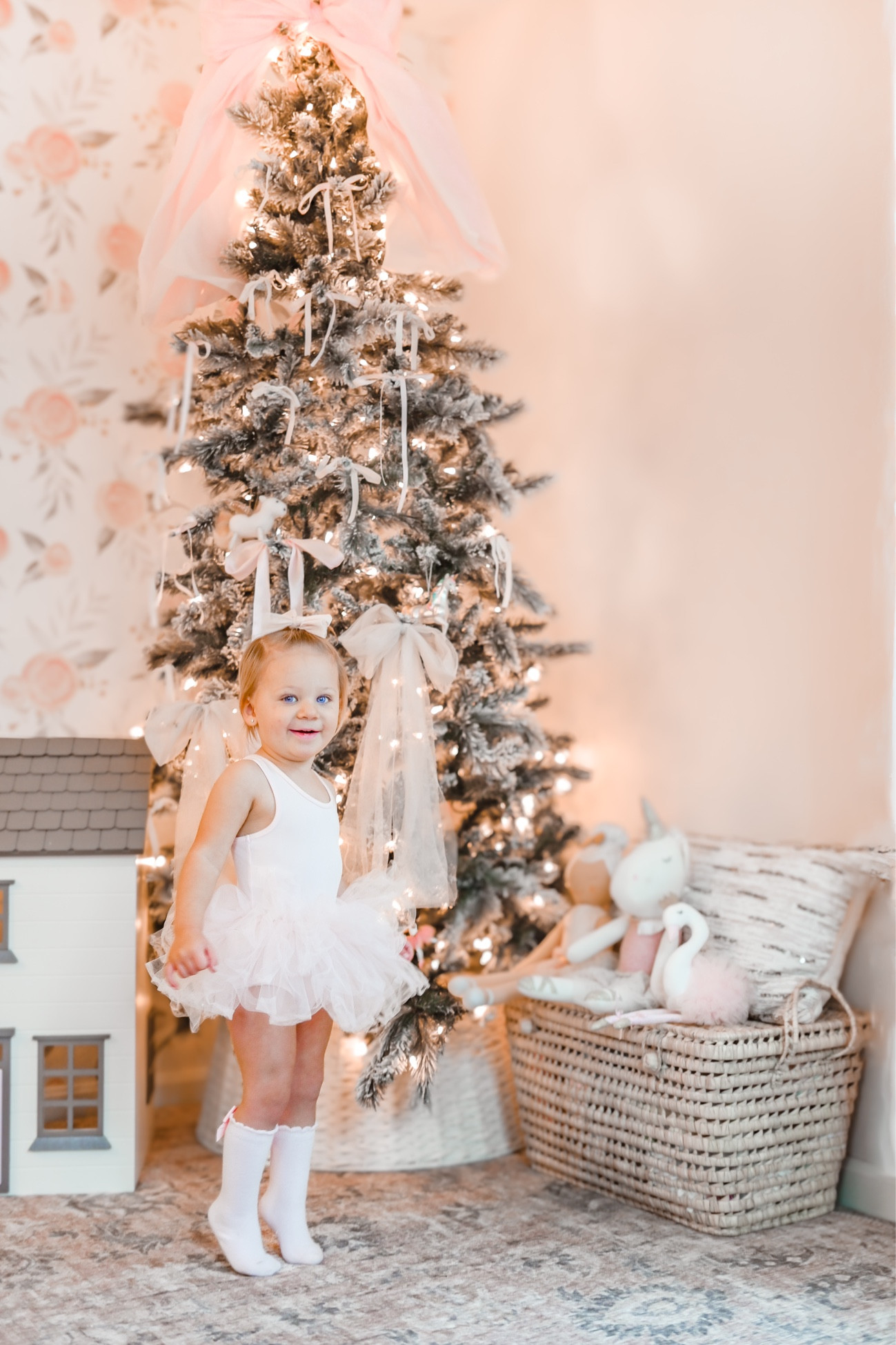 Sugar plum fairy, Christmas bedroom, kids Christmas bedroom, girl Christmas bedroom, tutu, ballet tutu, little girl bedroom, little girl room, flower wallpaper, dollhouse, pottery barn doll house, fake Christmas tree, bows 

#christmasbedroom #littlegirlbedroom #flowerwallpaper #girlbedroom #littlegirlroom #bow #tutu 

#LTKFamily #LTKHome #LTKHoliday