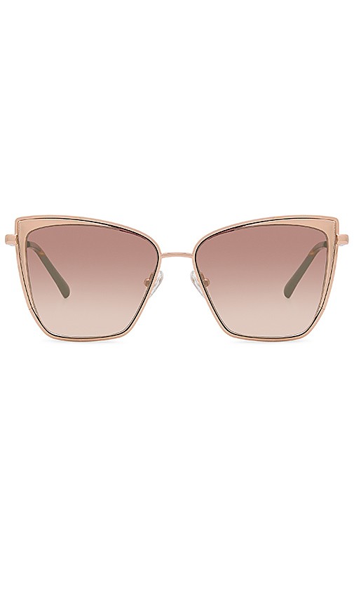 DIFF EYEWEAR Becky in Gold & Flash Brown Gradient | Revolve Clothing (Global)