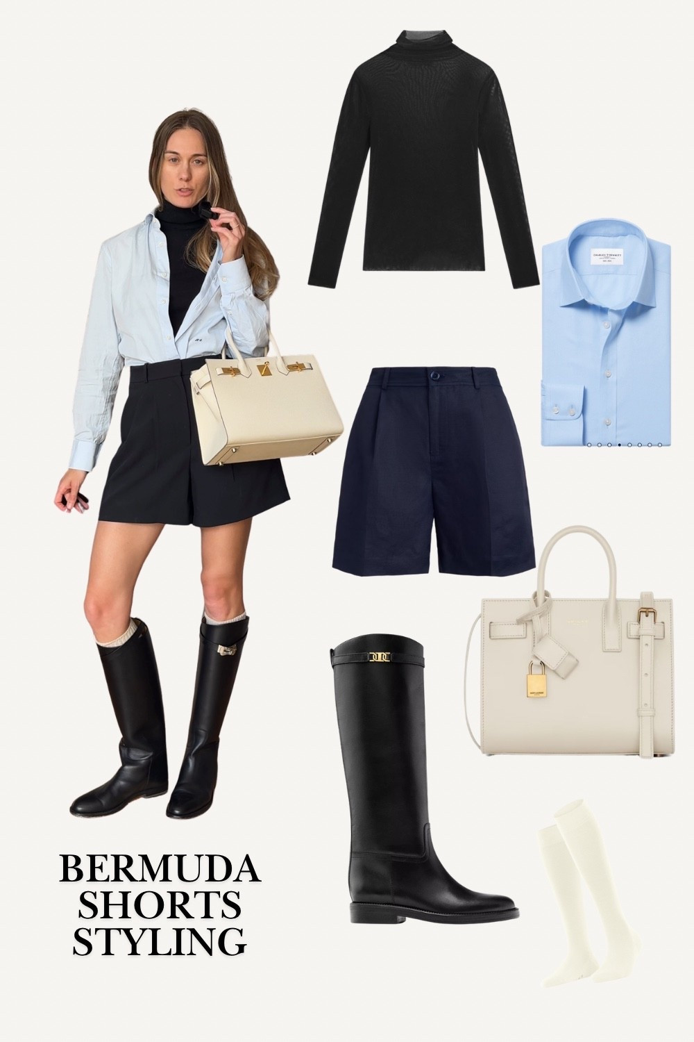 Styling Bermuda shorts for cold days 

#LTKspring #LTKstyletip #LTKuk