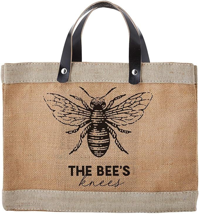 Santa Barbara Design Studio Hold Everything Waterproof Jute Tote Bag, Mini, Bees Knees | Amazon (US)
