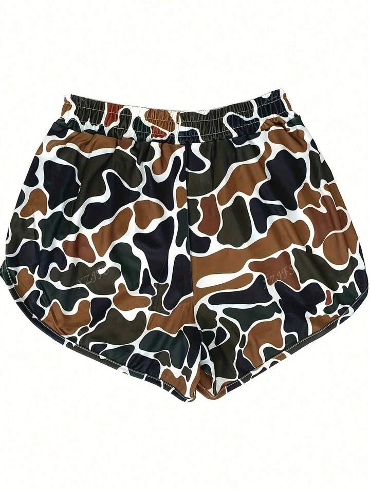 Women's Camouflage Shorts, Fashionable For Summer | SHEIN