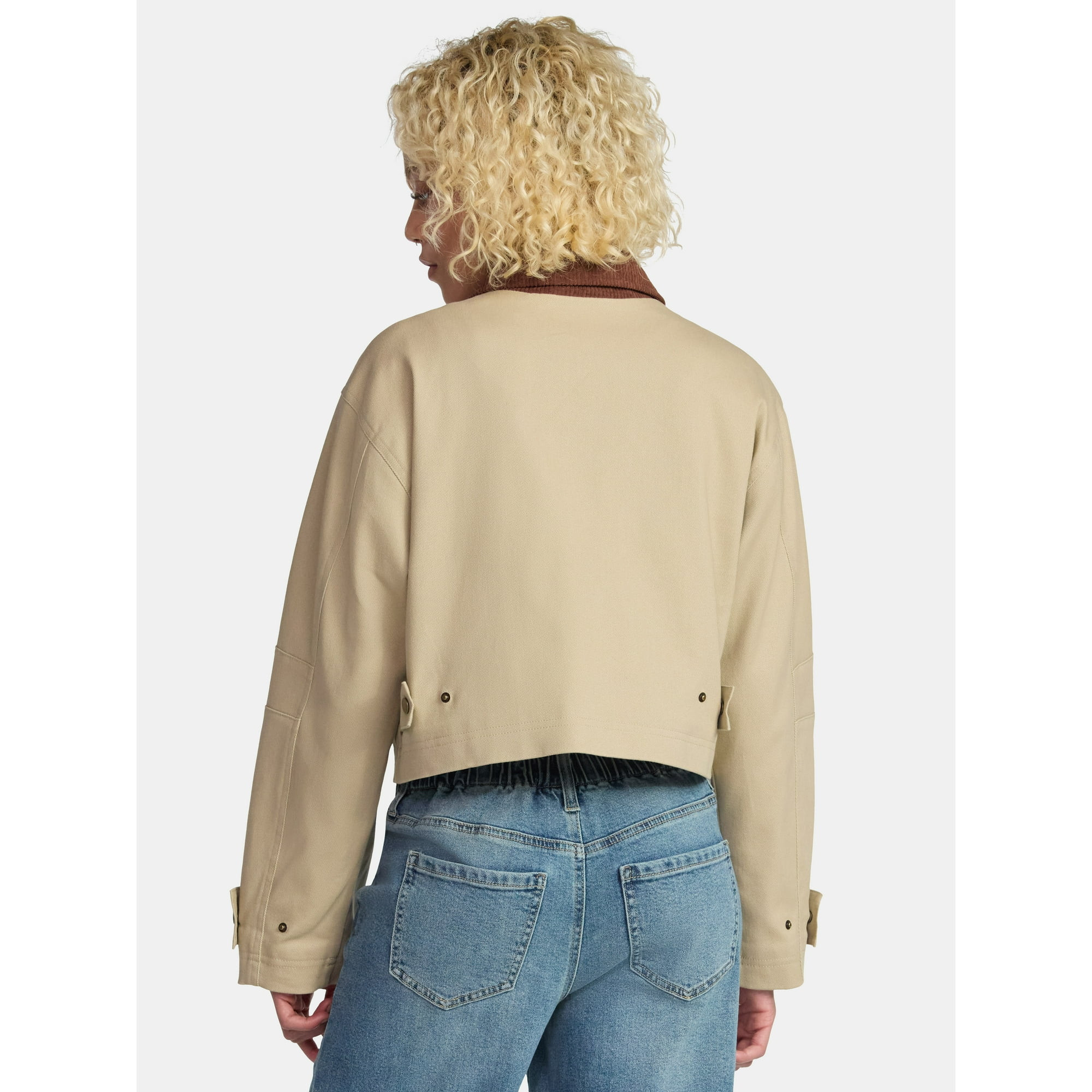 No Boundaries Trucker Jacket, Women's | Walmart (US)